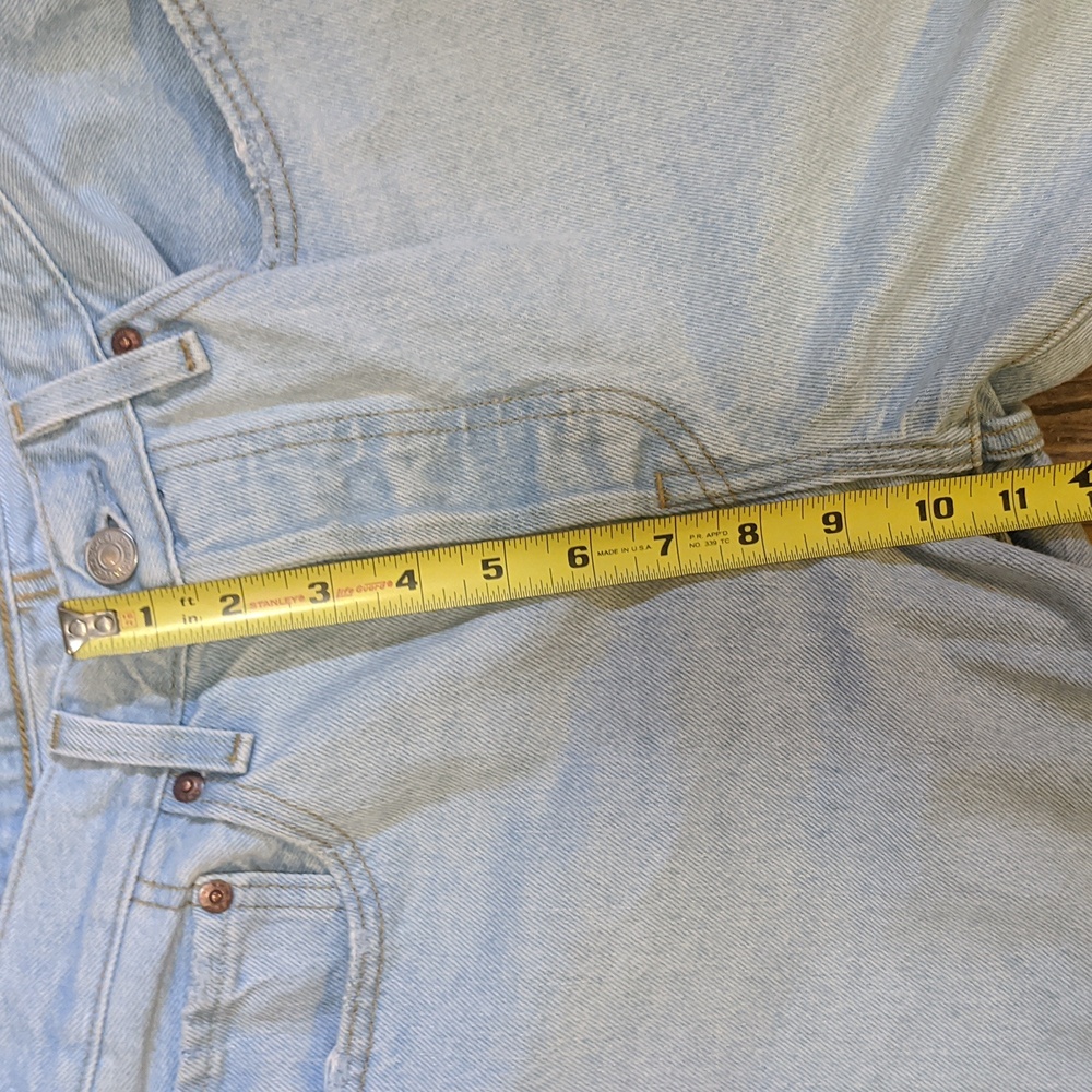 Levi's 501 High Rise Straight Jeans Size 27 - Picture 7 of 8